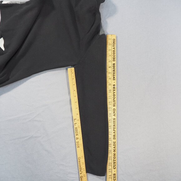 Geoffrey Beene Sport Sweater Womens Medium Black Colorblock Patchwork Argyle - Picture 6 of 8